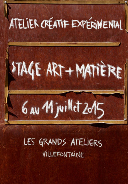Formation Art et Matière 2015 © amàco