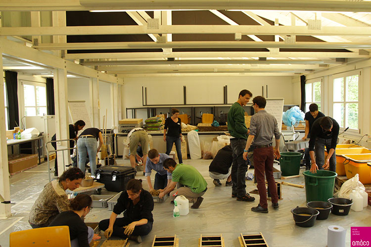 Trans-matérialité et transdisciplinarité pour apprendre à construire différemment avec ETH Zürich © amàco