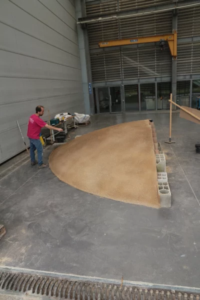 Prototype de l'œuvre Mound de Meg Webster réalisé par amàco