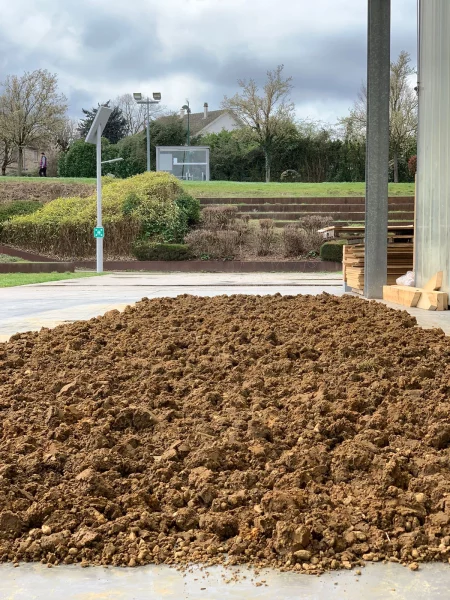 Réception des terres de site du domaine du Château d'Yquem, études réalisées par amàco - crédit amàco